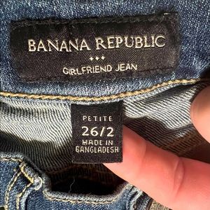 Banana Republic denim jeans, dark wash, 26/2 P